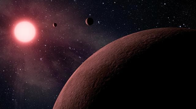 NASA image: Mini Planetary System Artist Concept