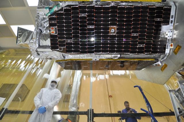 NASA image: Uniting of NuSTAR Spacecraft and Rocket