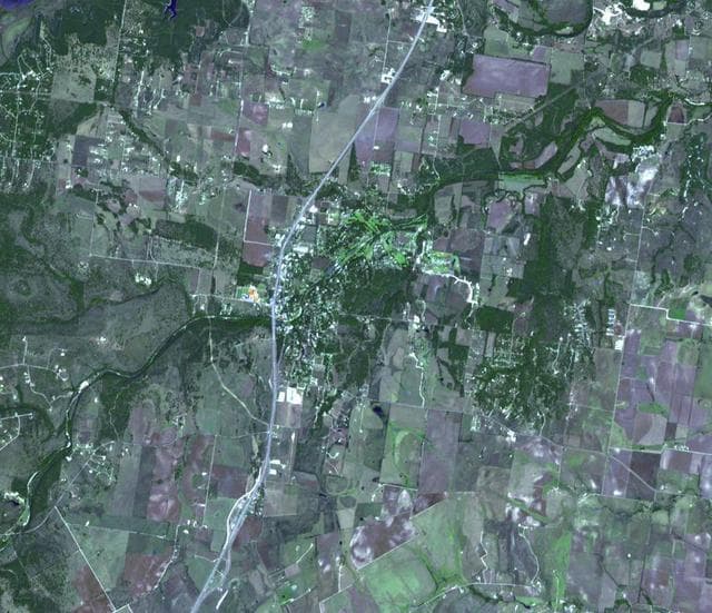 NASA image: Friedkin Archaeological Site, Texas