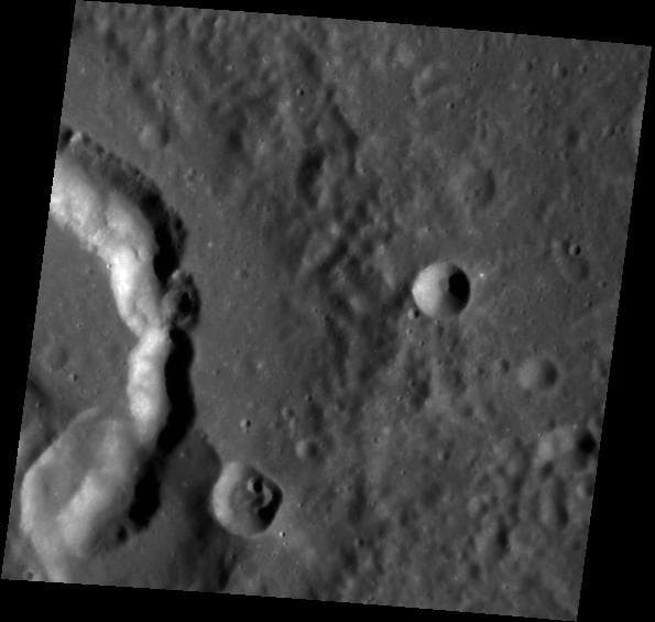 NASA image: A Cubist Crater