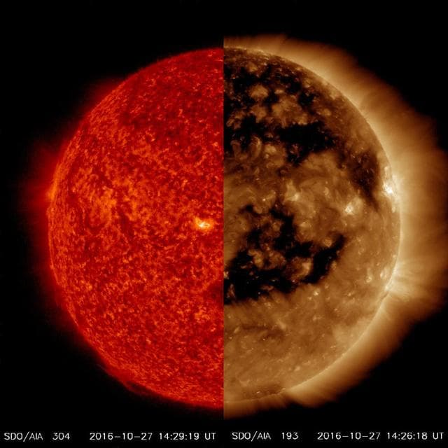NASA image: Wavelength Comparison