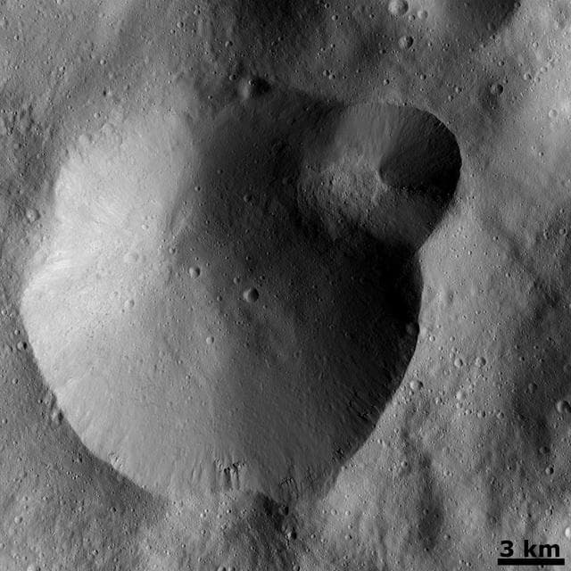NASA image: Successive Formation of Impact Craters