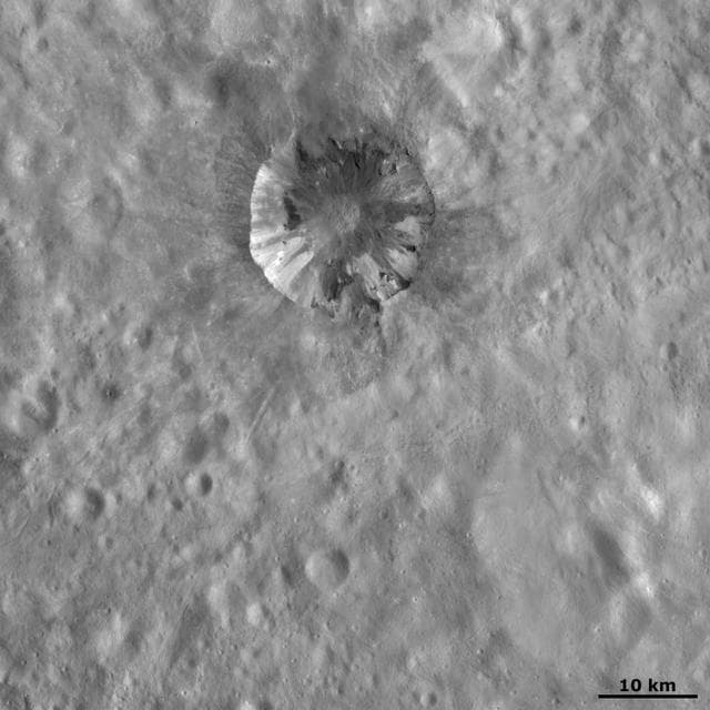 NASA image: Cornelia Crater