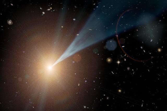 NASA image: Cosmic Jets Coming at You Artist Concept
