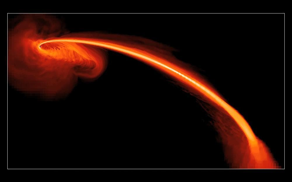 NASA image: Black Hole Erupts