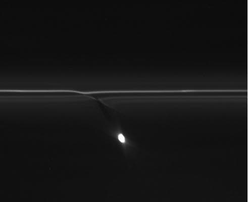 NASA image: F Ring Patterns