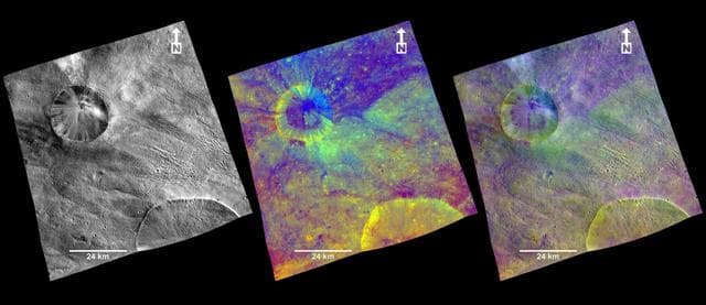 NASA image: Aquilia Area in Color