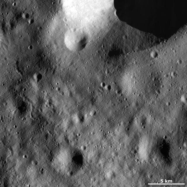 NASA image: Linear and Curvilinear Grooves