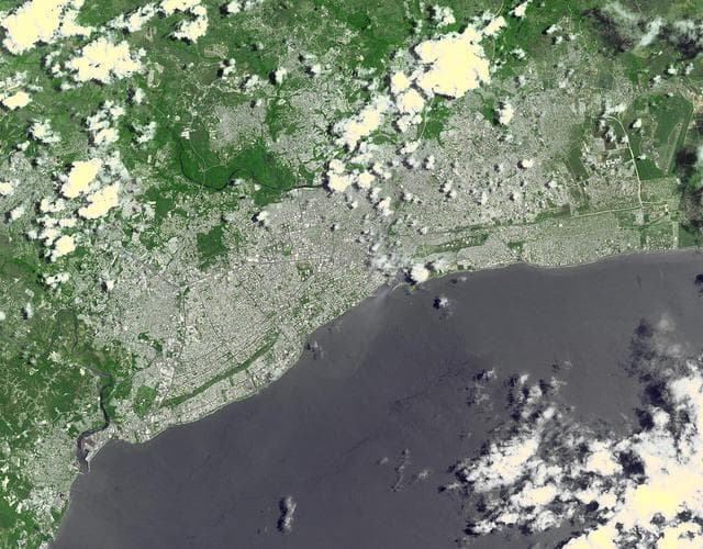 NASA image: Santo Domingo, Dominican Republic