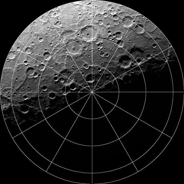 NASA image: Movie of Mercury South Pole