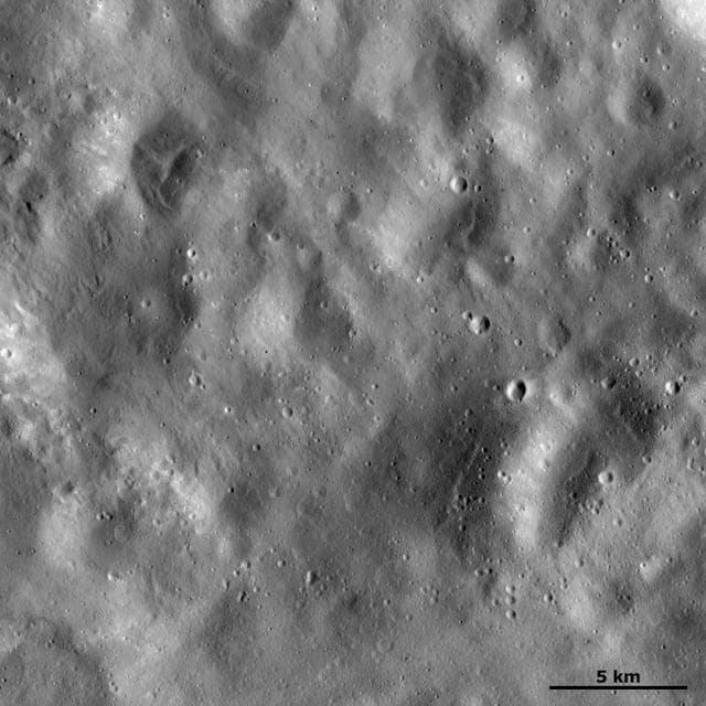 NASA image: Ejecta-covered Surface