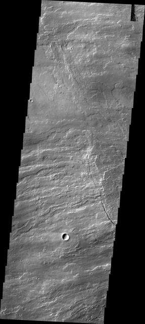 NASA image: Arsia Mons Flows
