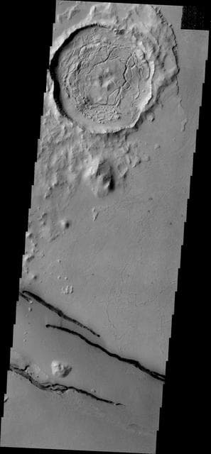 NASA image: Cerberus Fossae Fractures