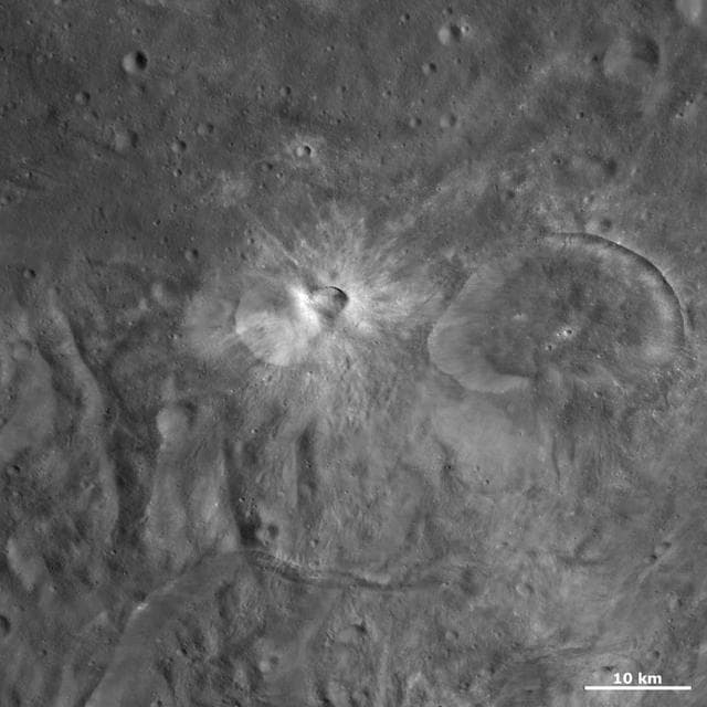 NASA image: Tuccia and Eusebia Craters