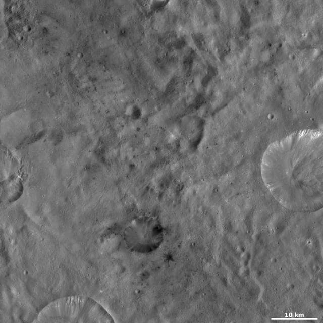 NASA image: Laelia Crater