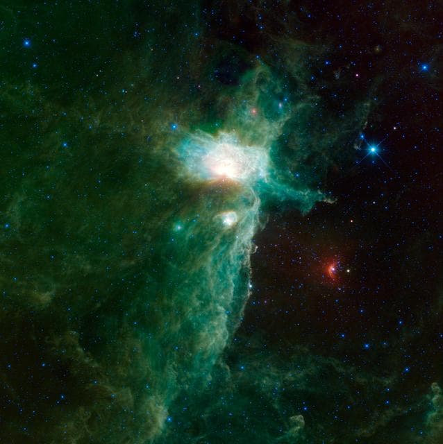 NASA image: A Different View of the Flame Nebula