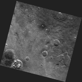 NASA image: A Choreographer Crater