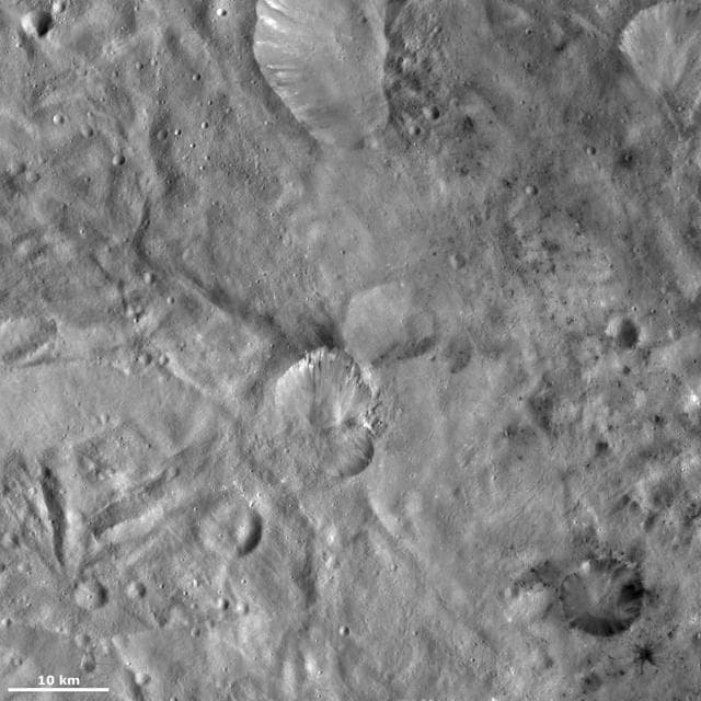 NASA image: Helena and Laelia Craters