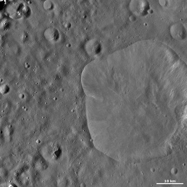 NASA image: Lepida Crater