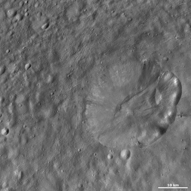 NASA image: Octavia Crater