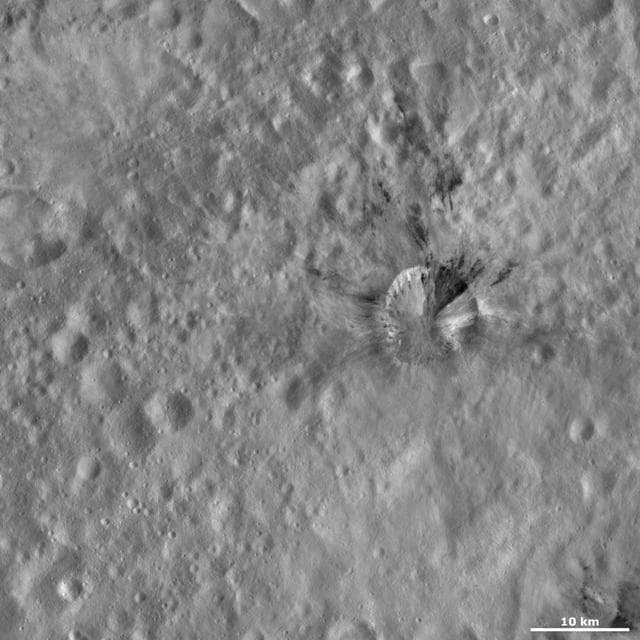NASA image: Rubria Crater