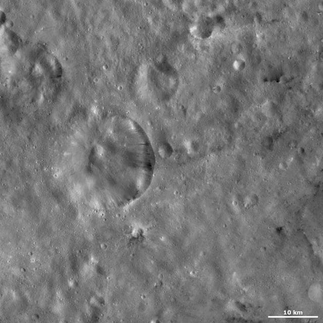 NASA image: Serena Crater