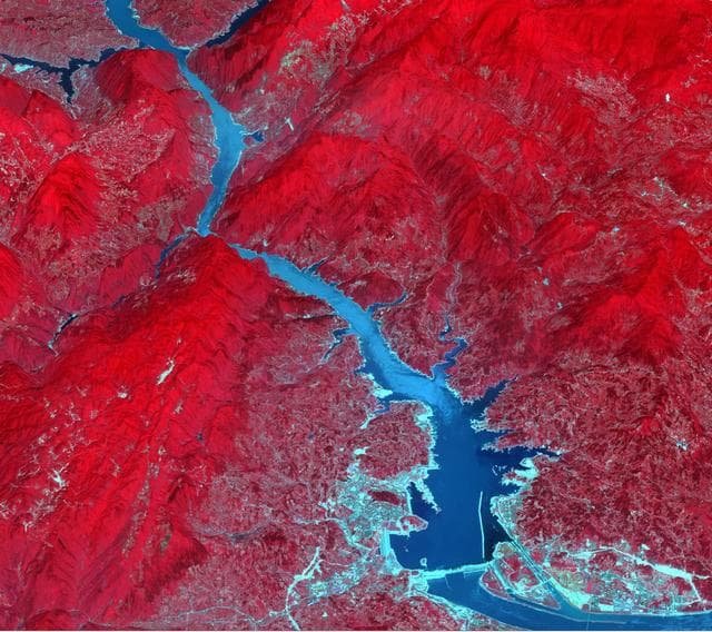 NASA image: Three Gorges Dam, China