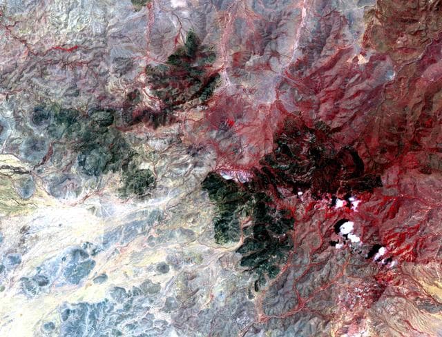 NASA image: NASA Spacecraft Images Texas Wildfire