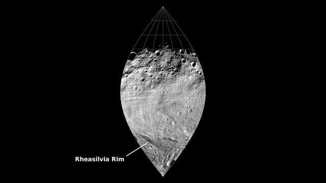 NASA image: Slice of Vesta