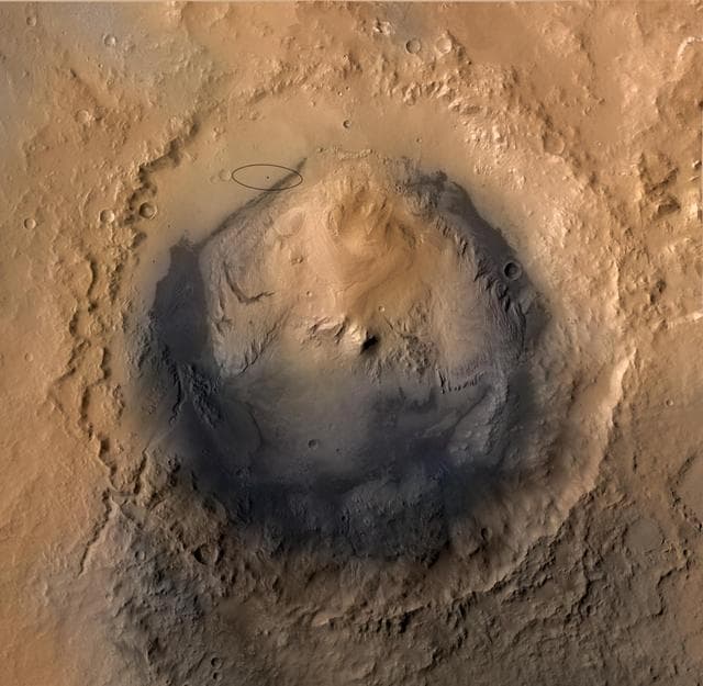 NASA image: Destination Gale Crater in August 2012