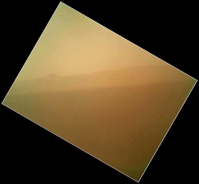 NASA image: First Color Landscape Image of Mars from Curiosity