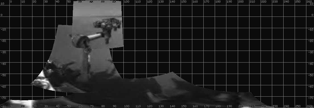 NASA image: Curiosity Extends Arm for First Time on Mars