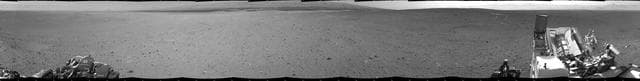 NASA image: Looking Back at Tracks from Sol 24 Drive