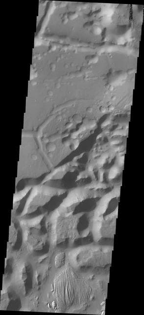 NASA image: Arsinoes Chaos