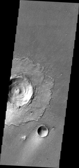 NASA image: Lismore Crater