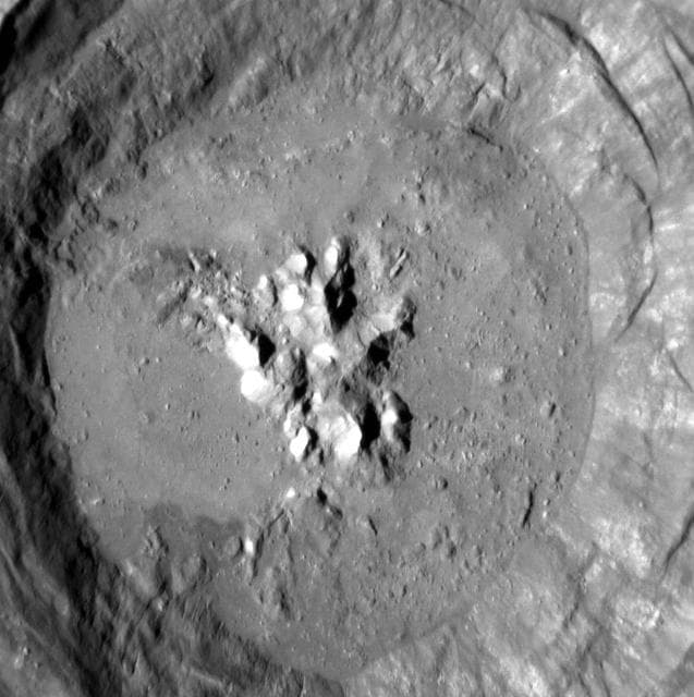 NASA image: Fonteyn Crater
