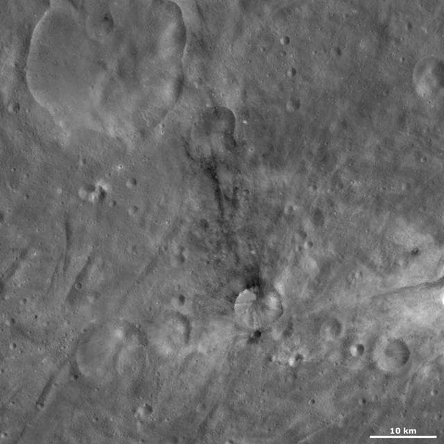 NASA image: Sossia Crater