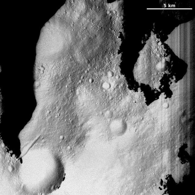 NASA image: Vesta Partly Shadowed Northern Regions