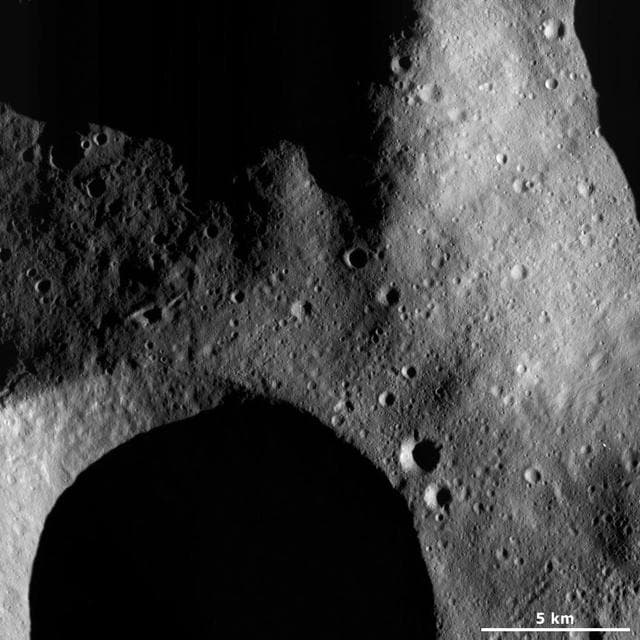 NASA image: Subdued and Fresh Craters
