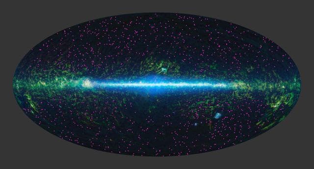 NASA image: Galaxies Burn Bright Like High-Wattage Light Bulbs