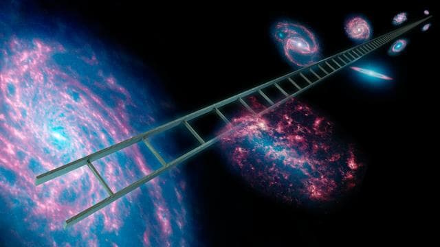 NASA image: Climbing the Cosmic Distance Ladder Artist Concept