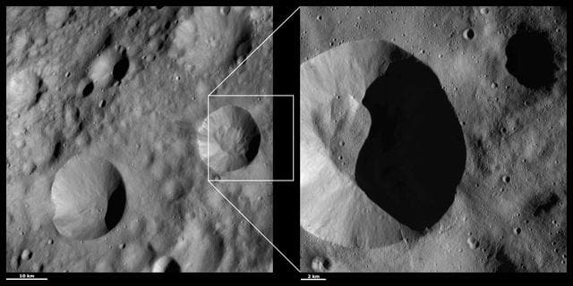 NASA image: HAMO and LAMO Images of Publicia Crater