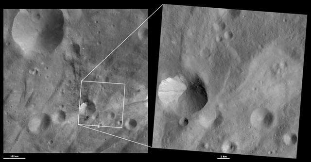 NASA image: HAMO and LAMO Images of Sossia Crater