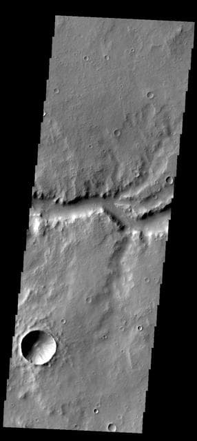 NASA image: Naktong Vallis