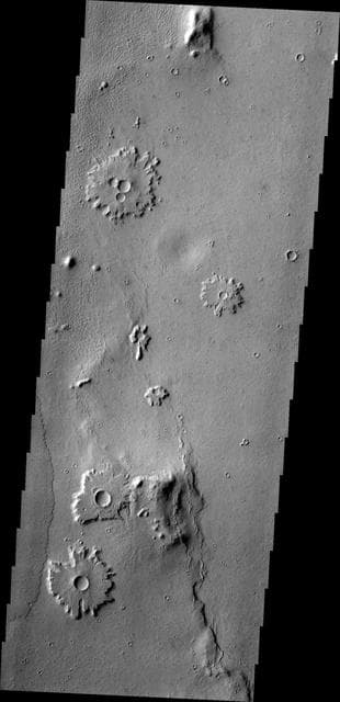 NASA image: Crater Ejecta