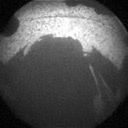 NASA image: Curiosity Snaps Picture of Its Shadow
