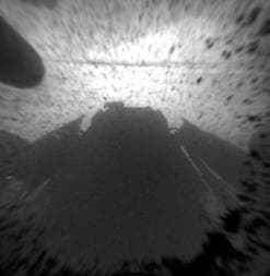 NASA image: Curiosity Front View, Linearized