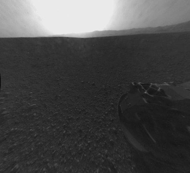 NASA image: Looking Back at the Crater Rim
