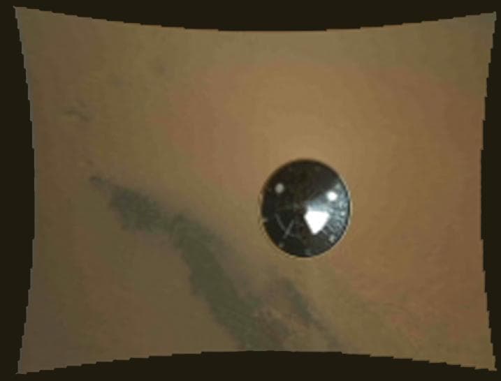 NASA image: Curiosity Heat Shield in View
