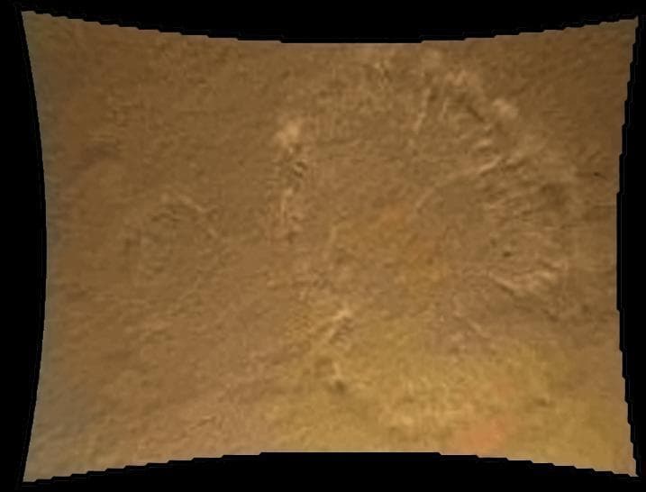 NASA image: Curiosity Kicking up Dust